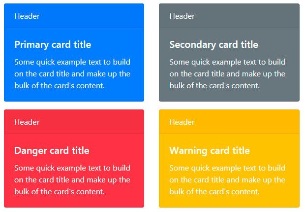 Компонент Card (Карточка) в Bootstrap-4